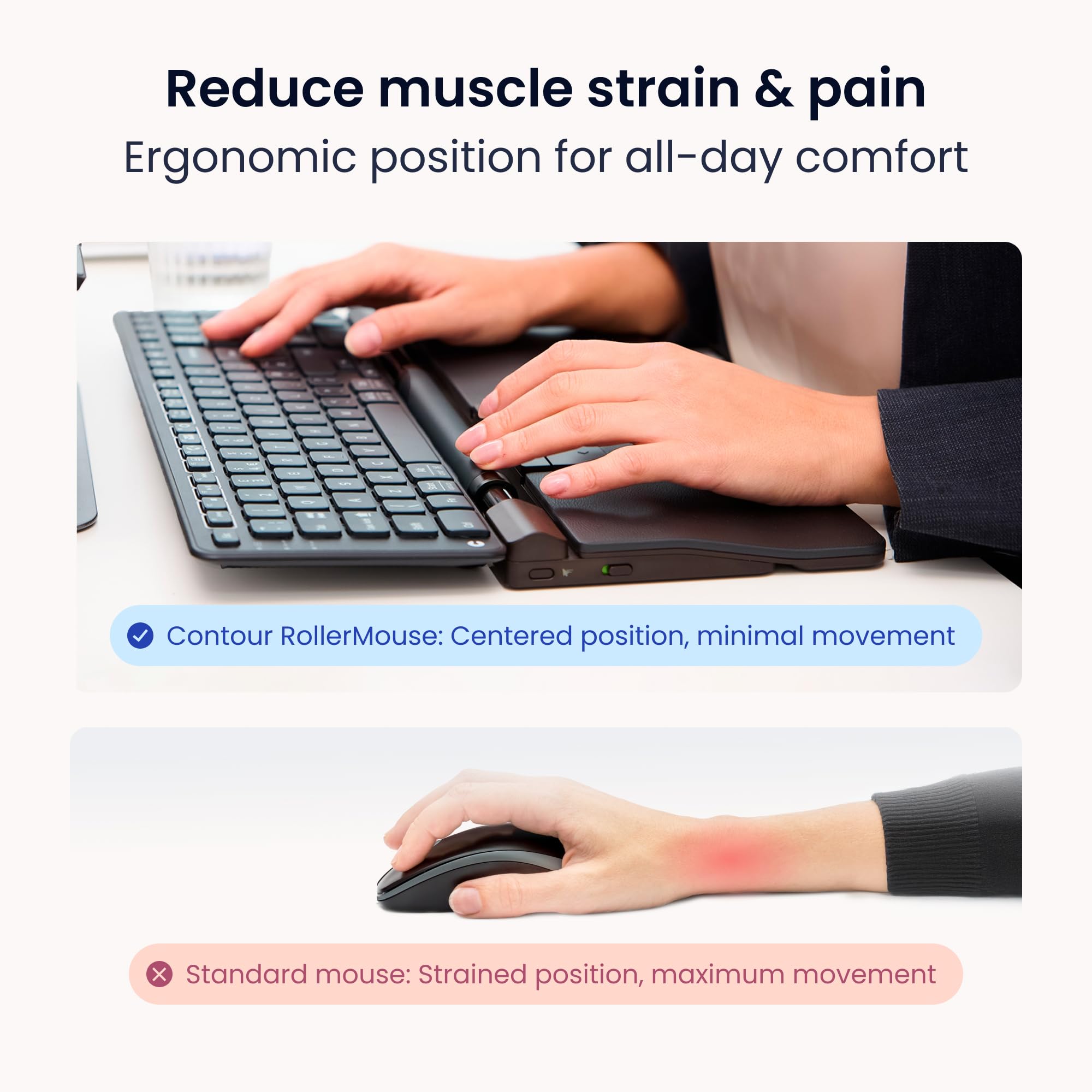 Amazon | Contour Design RollerMouse Pro ワイヤレス (ヴィーガン